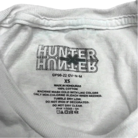 Hunter x Hunter Cropped Graphic Tee – Crew Neck Short Sleeve Anime T-Shirt, XS - Picture 3 of 3